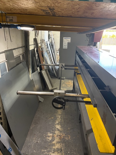 8' x 10 Ga GMC HS-0810 MD Hydraulic Shear, 2022 - Manual Back Gauge - Image 3