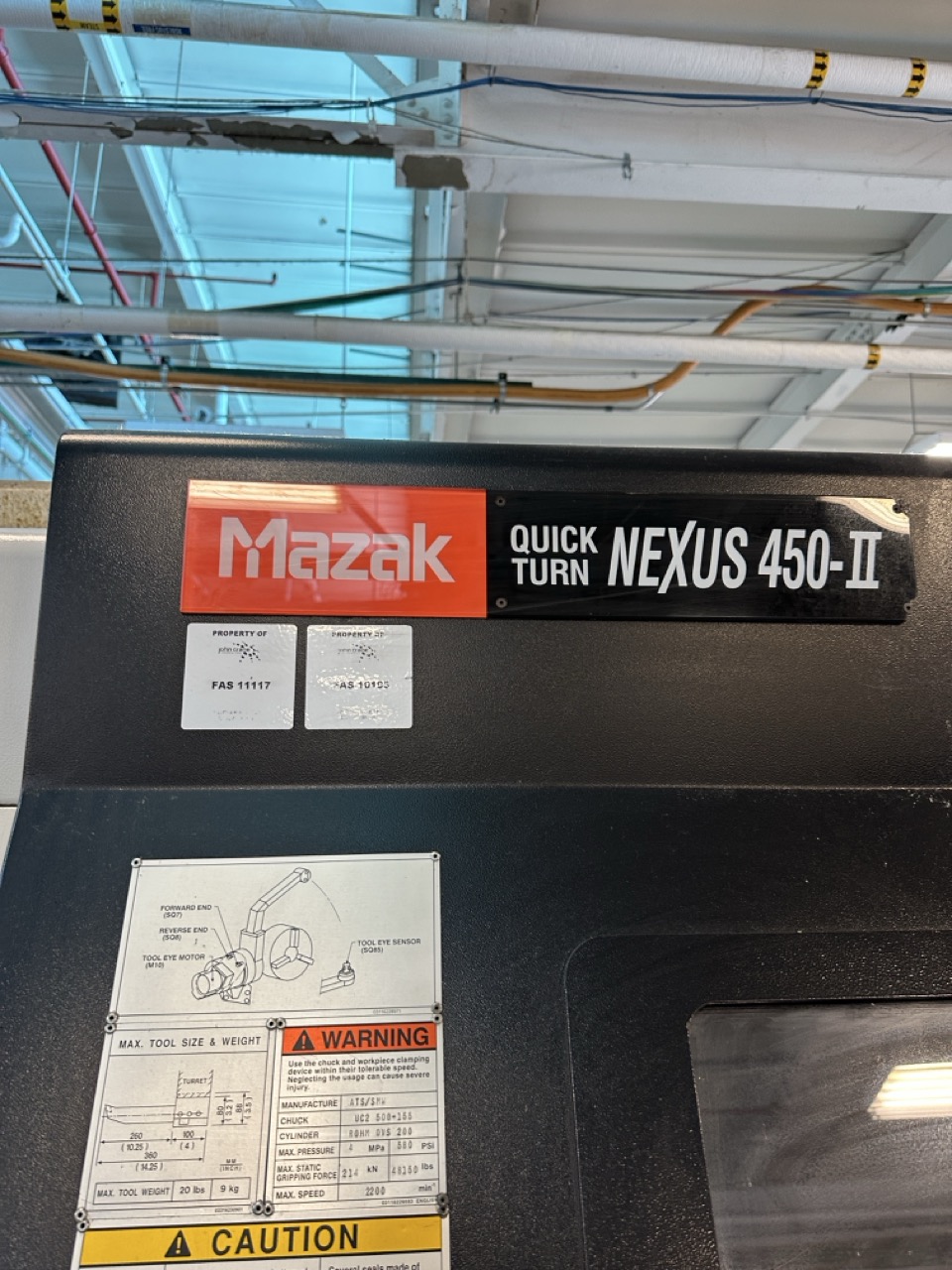 Mazak QTN 450-II CNC Turning Center;2006-Tool Setter, 24 Station Turret, Mist collector - Image 26