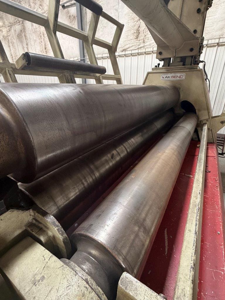 3/4" x 7' Akyapak AHS 20/16 Hydraulic Plate Roll, 2015 - Electronic Parallelism, 4 Roll - Image 3