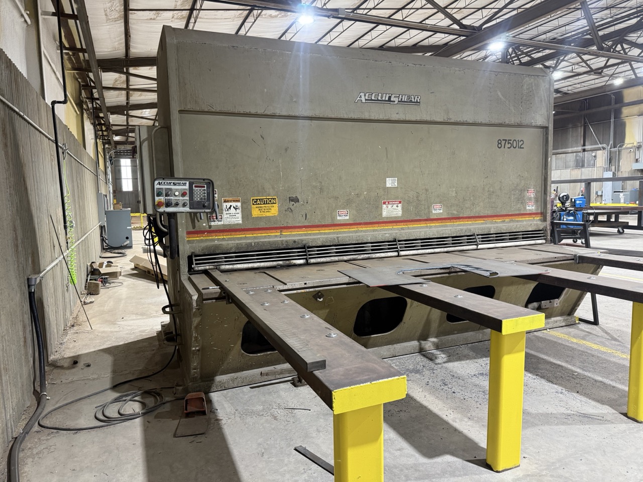 3/4" x 12' Accurpress 875012 Hydraulic Shear, 2001 - Image 2