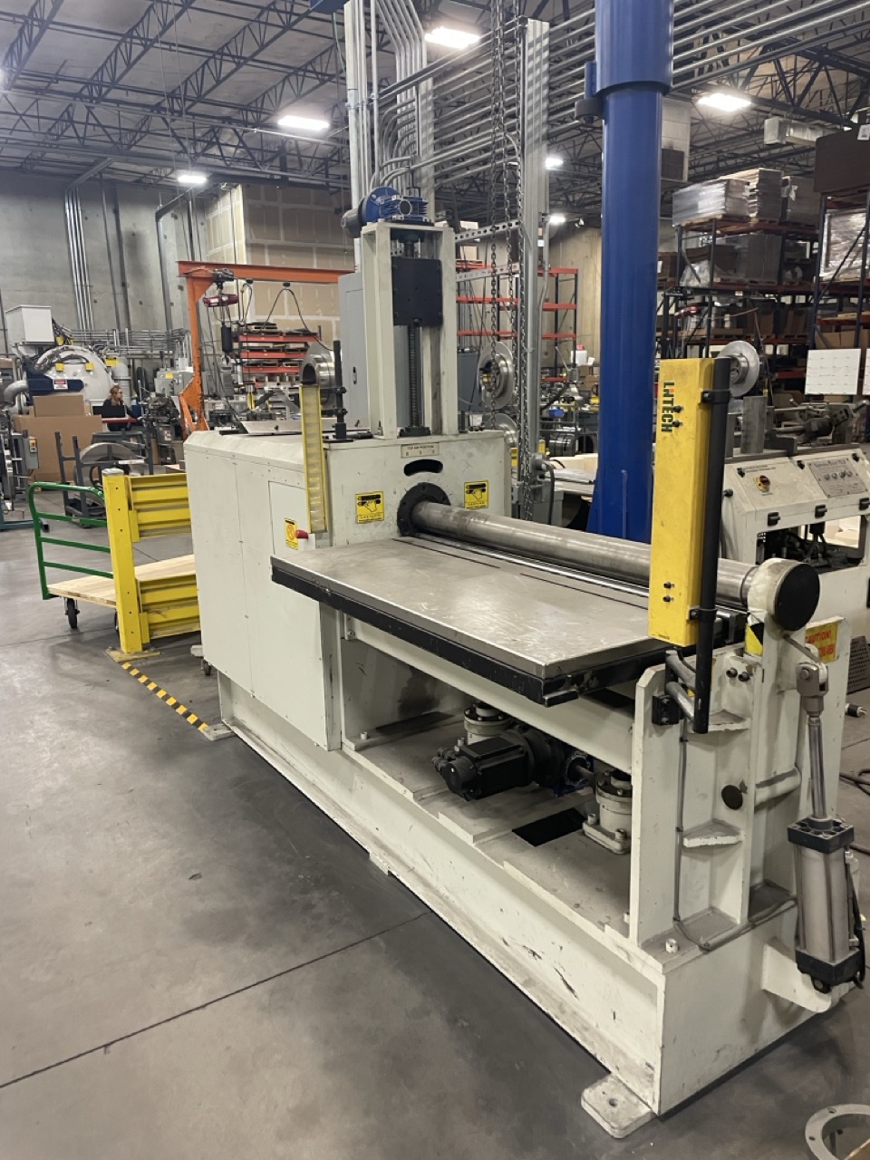 Weldlogic Model TRP-5035-062 CNC Plate Roll, 2000 - Lantech Light Curtain - Image 4