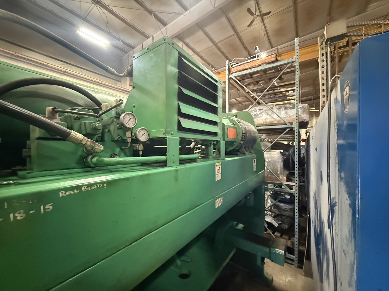 1/2" × 8' Accurshear 85008 Hydraulic Shear, 1999 - Backgauge - Image 6