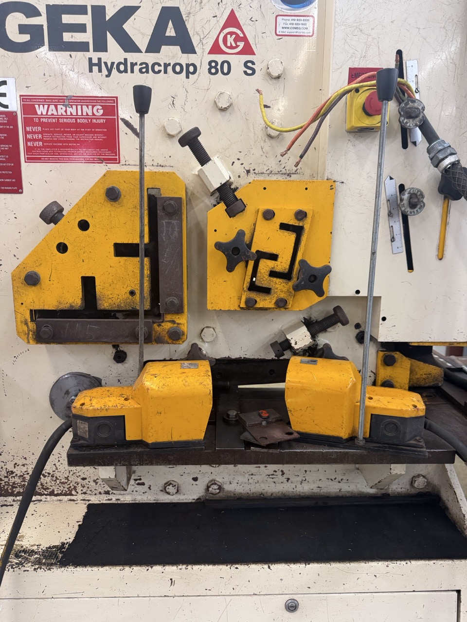88 Ton Geka Hydracrop, Model 80-S Ironworker, 2019 - Image 2