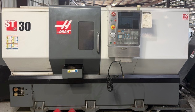 Haas ST-30 CNC Lathe, 2012 - Tailstock, Conveyor
