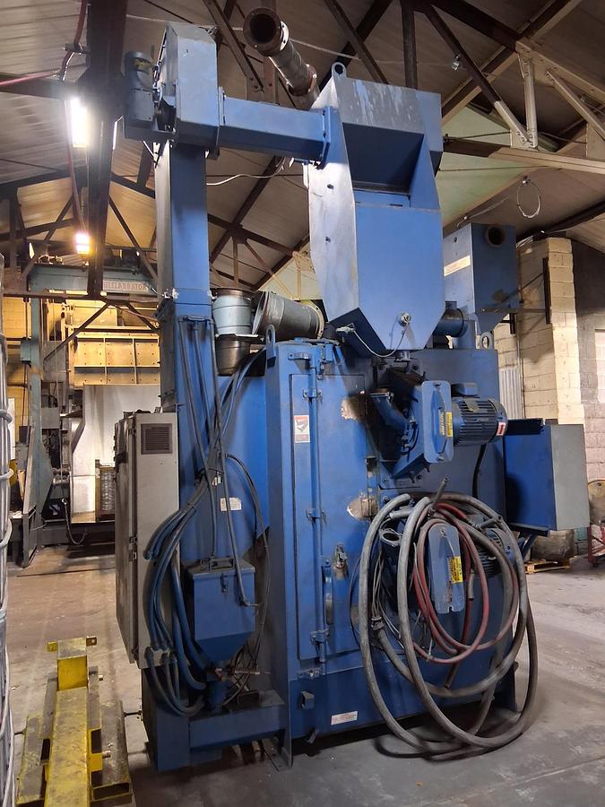 Wheelabrator SLH 2460 Shot Blast Machine | 24" Dia x 48" High | 2 Wheels | - Image 2