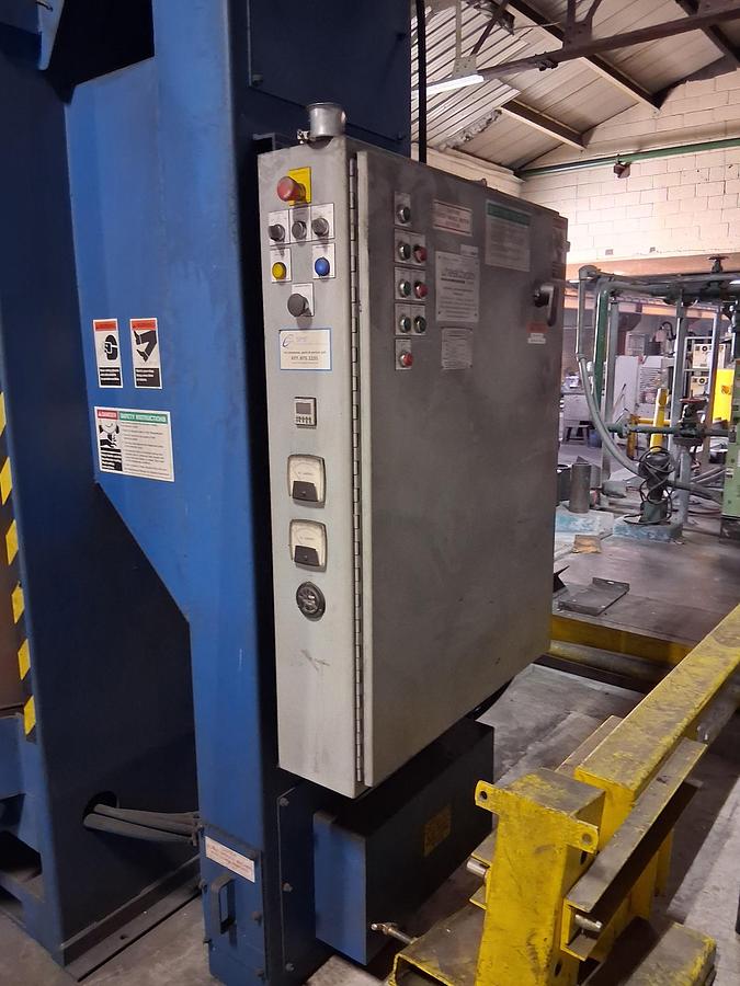 Wheelabrator SLH 2460 Shot Blast Machine | 24" Dia x 48" High | 2 Wheels | - Image 3