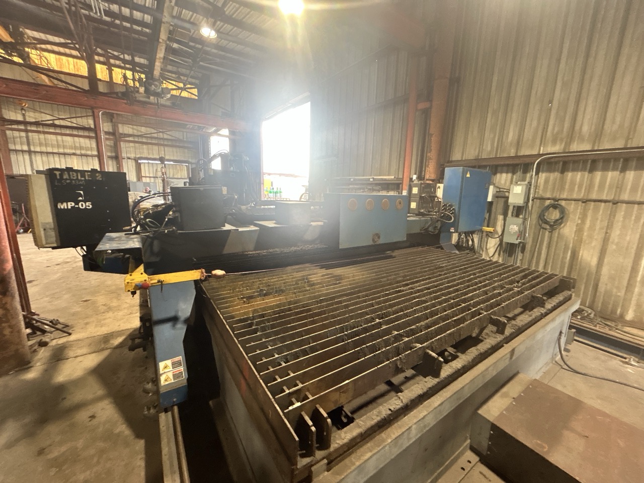 10' x 25' Controlled Automation BTL-923 Plasma Table, 2011 - Hypertherm HPR 400 XP, Chiller, Messer Fume Extractor - Image 6