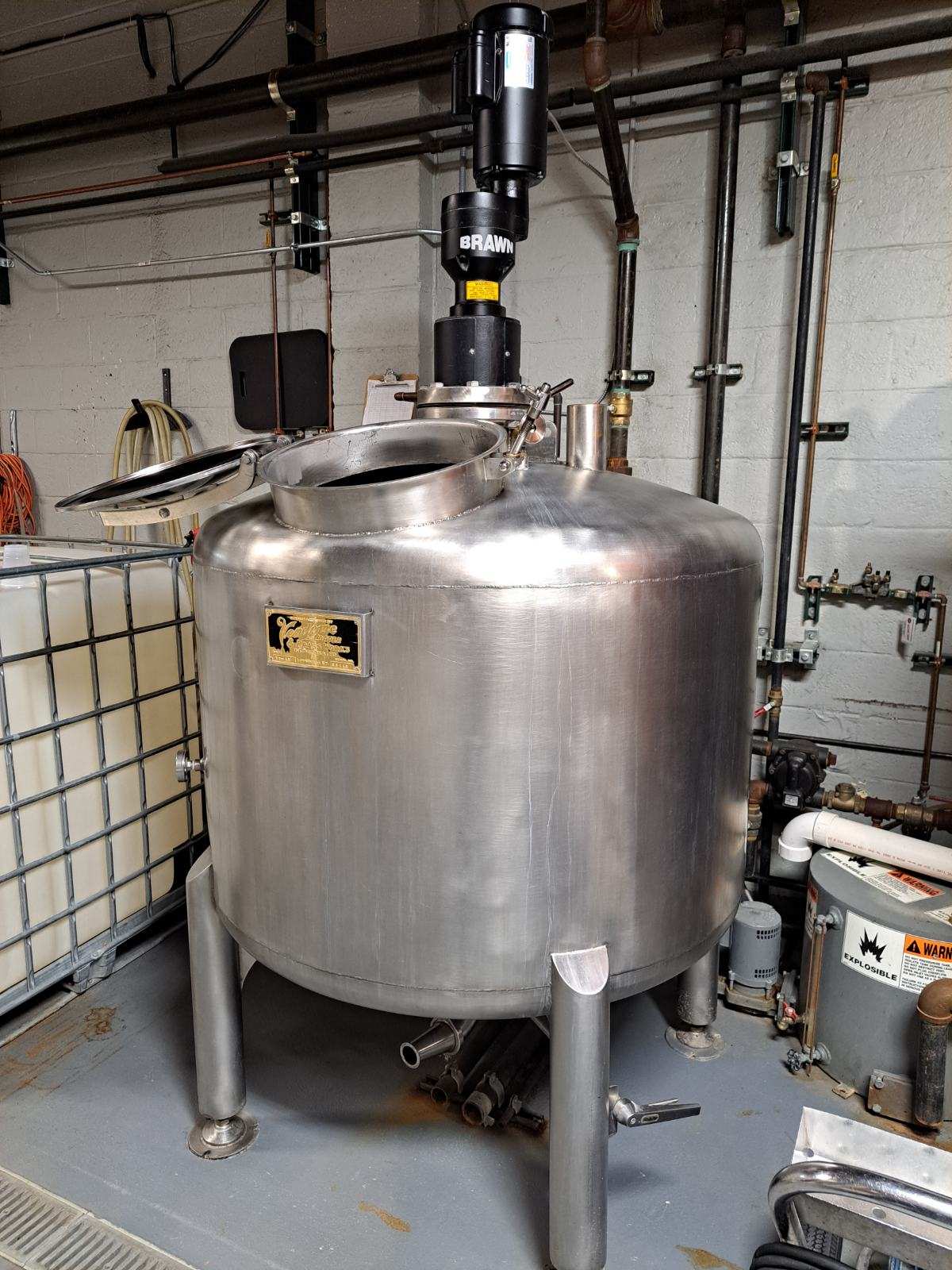 Vendome 250 Gallon Stainless Steel Mash Cooker, 2013