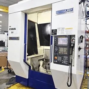 Kitamura My-Trunnion #4 5-Axis VMC, 2017 -Fanuc Series 30i CNC Controls , 50 Position Automatic Tool Changer, 20,000 RPM Spindle, Thru-Spindle Coolant
