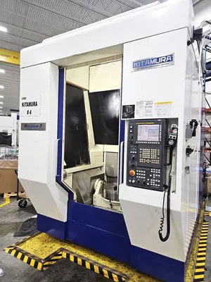 Kitamura My-Trunnion #4 5-Axis VMC, 2017 -Fanuc Series 30i CNC Controls , 50 Position Automatic Tool Changer, 20,000 RPM Spindle, Thru-Spindle Coolant