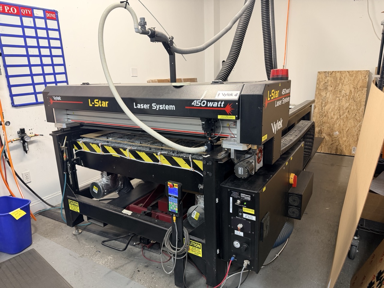 48" x 96" Vytek L-Star LST4896HD 450W CO2 CNC Laser Cutting & Engraving System, 2017