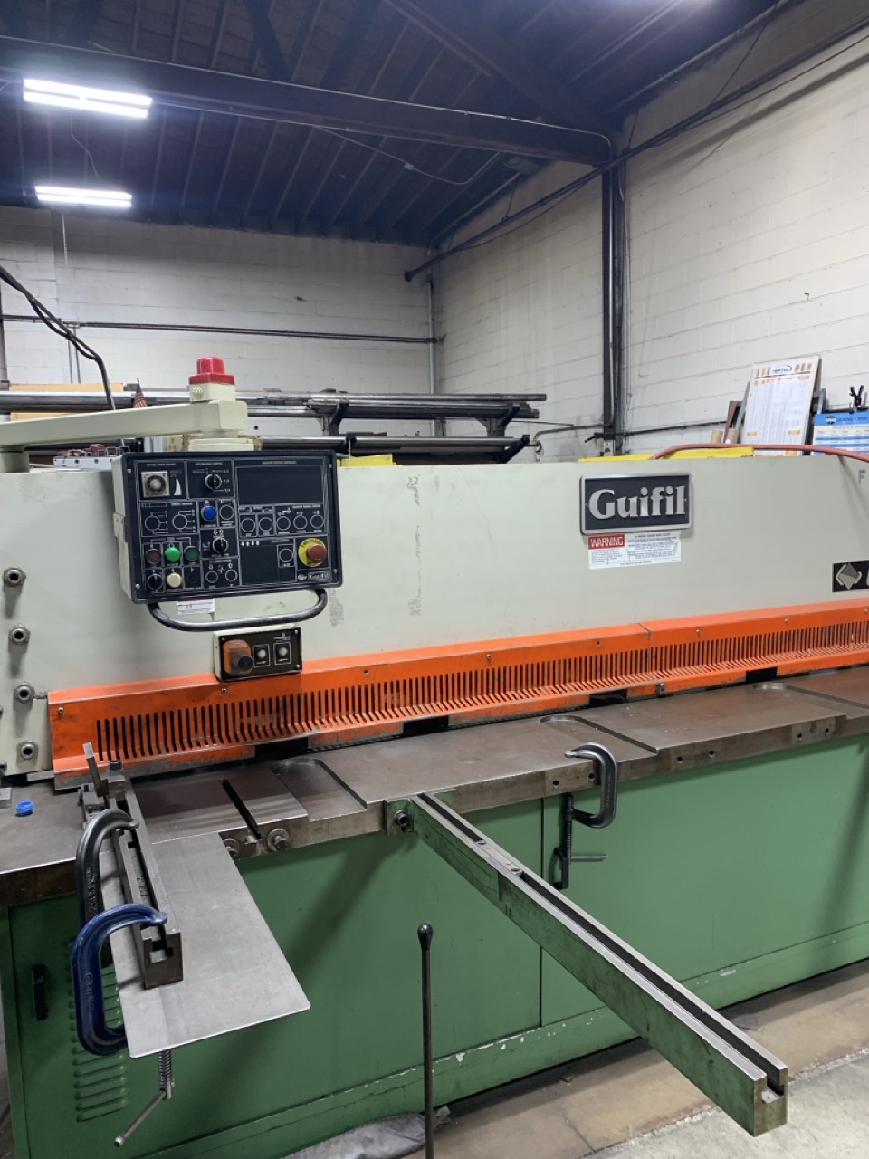 1/4″ x 10′ Guifil GHE 630 Shear- Power Backgauge, Video Available