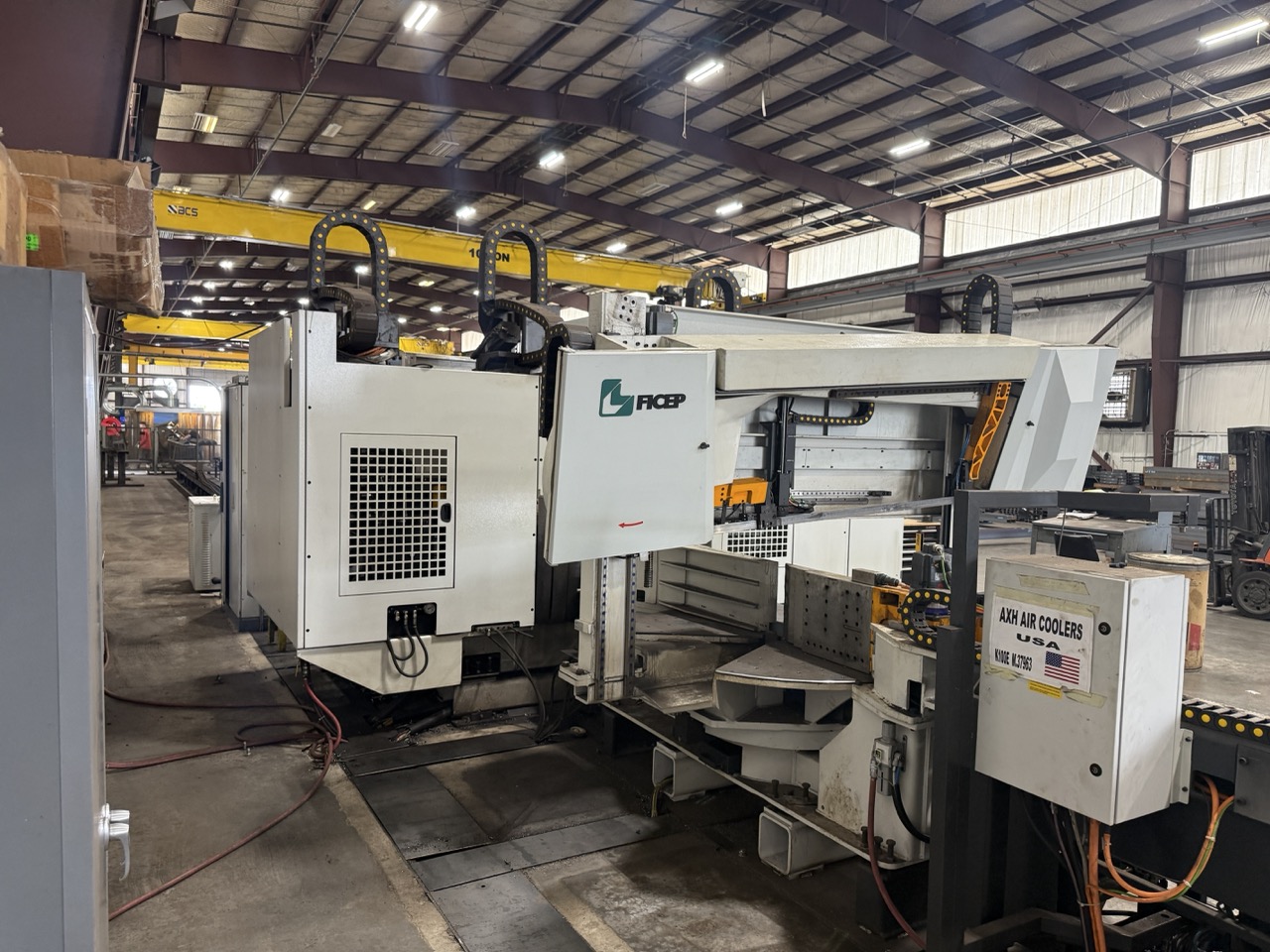 Ficep Valiant Steel Processing Line with 453 VLB Beam Drill & K100E Band Saw, 2021/2023