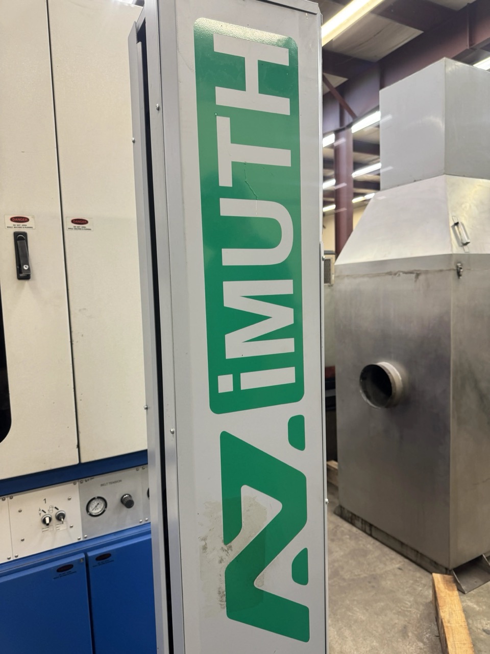 Azimuth AZ-3000 Semi-Automatic Low-Profile Pallet Stretch Wrapper, 2020 - 4,000 lb Capacity