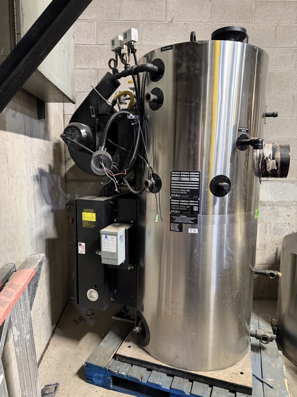 Fulton VSRT-30 300 kW Ultra-Efficient Vertical Tubeless Steam Boiler, 2023