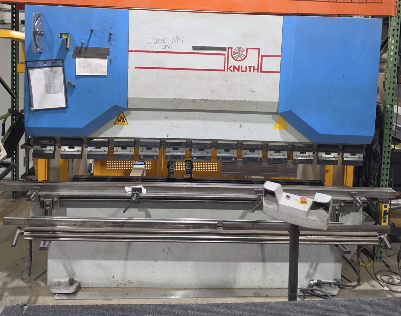 65 Ton x 8' Knuth AHK D 2660 Hydraulic Press Brake, 2010 - Backgauge, Tooling