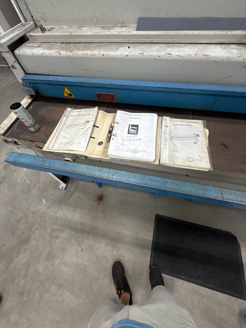 16 Gauge x 10' RAS 61.31 Turbobend Metal Folding Machine, 2005 - Image 11