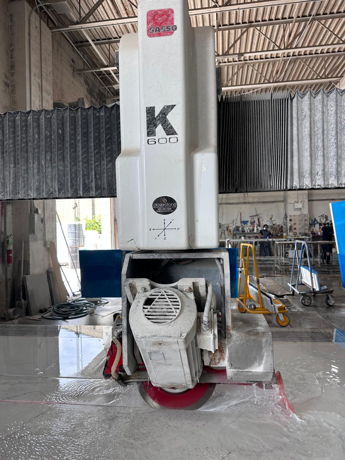Sasso K600 5-Axis Bridge Style Stone Saw, 2015 - Image 2