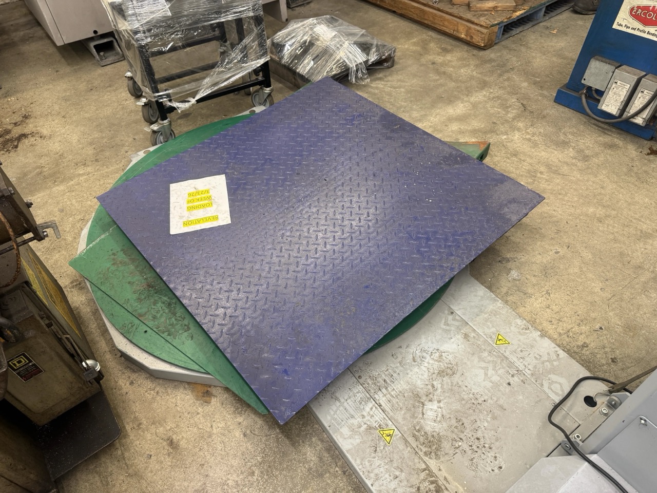 Azimuth AZ-3000 Semi-Automatic Low-Profile Pallet Stretch Wrapper, 2020 - 4,000 lb Capacity - Image 2