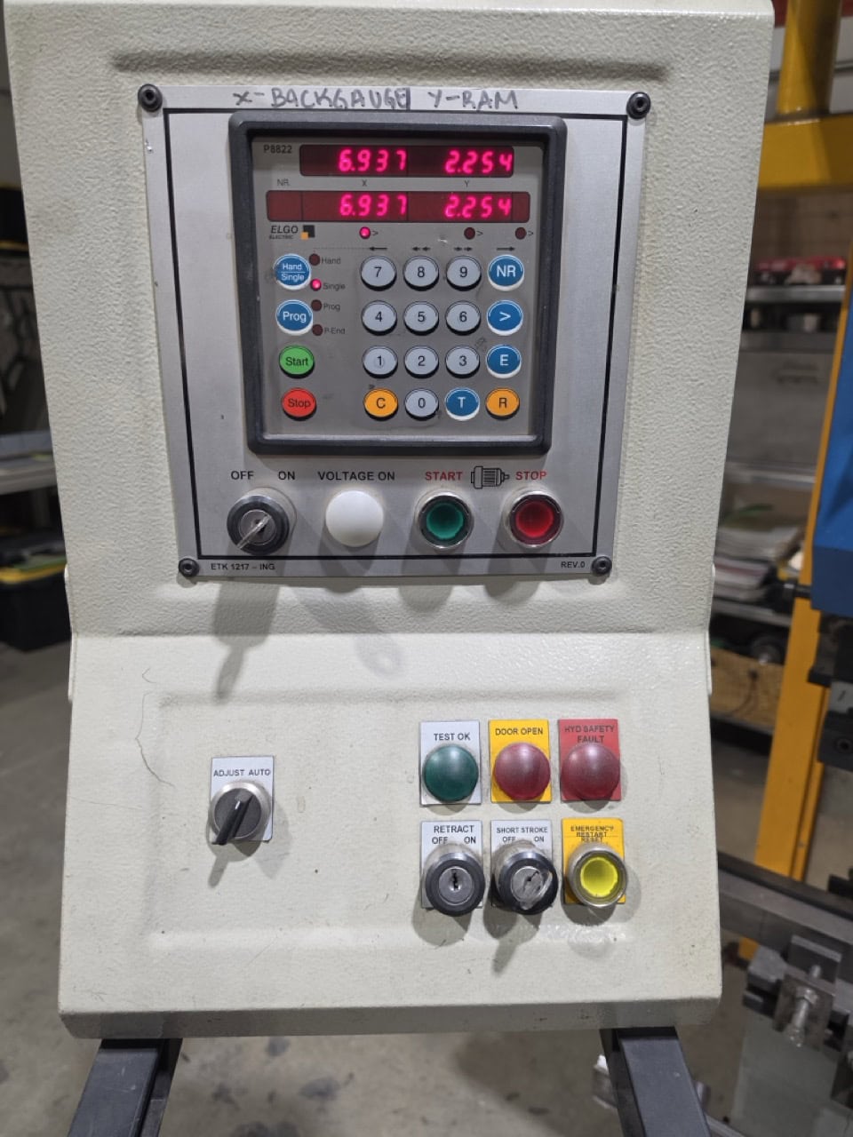 65 Ton x 8' Knuth AHK D 2660 Hydraulic Press Brake, 2010 - Backgauge, Tooling - Image 2