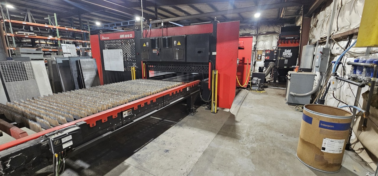 12,000 Watt Amada Regius 3015AJ Fiber Laser, 2023 - 5'x10', Low Hours, W/ AMS3015CL Single Pallet Automation - Image 2