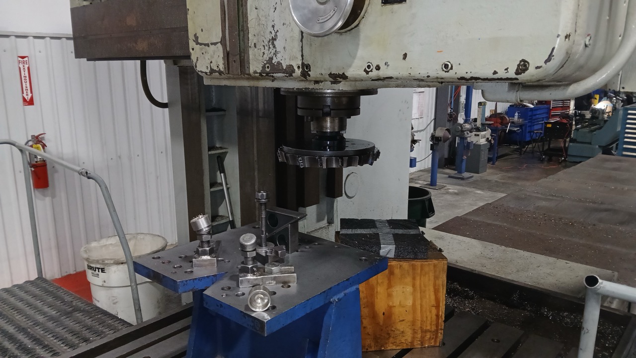 Kollman, 164" x 59" Table, MA 64 Planer Type Mill, 1962- Vertical and Horizontal Spindle. - Image 5