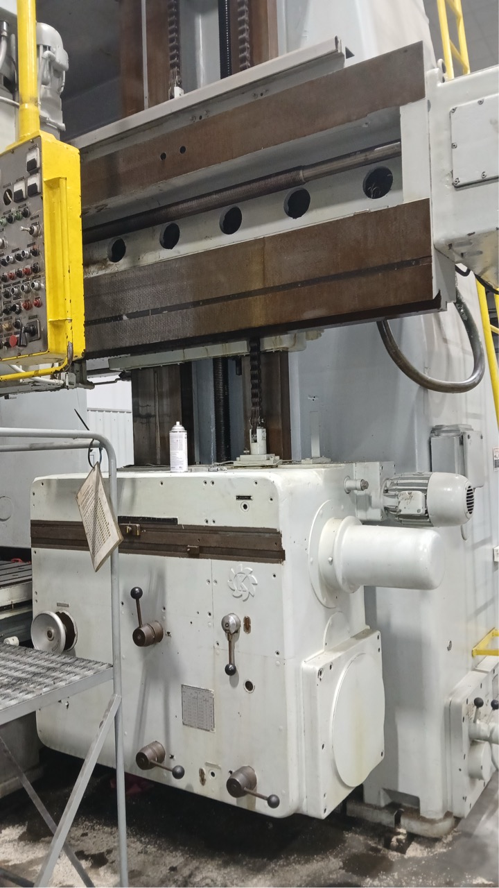 Kollman, 164" x 59" Table, MA 64 Planer Type Mill, 1962- Vertical and Horizontal Spindle. - Image 9