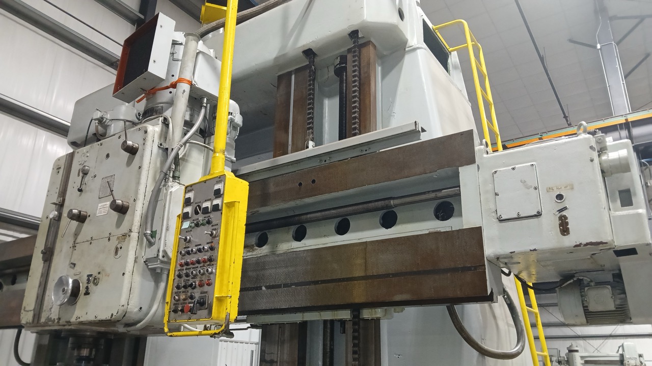 Kollman, 164" x 59" Table, MA 64 Planer Type Mill, 1962- Vertical and Horizontal Spindle. - Image 10