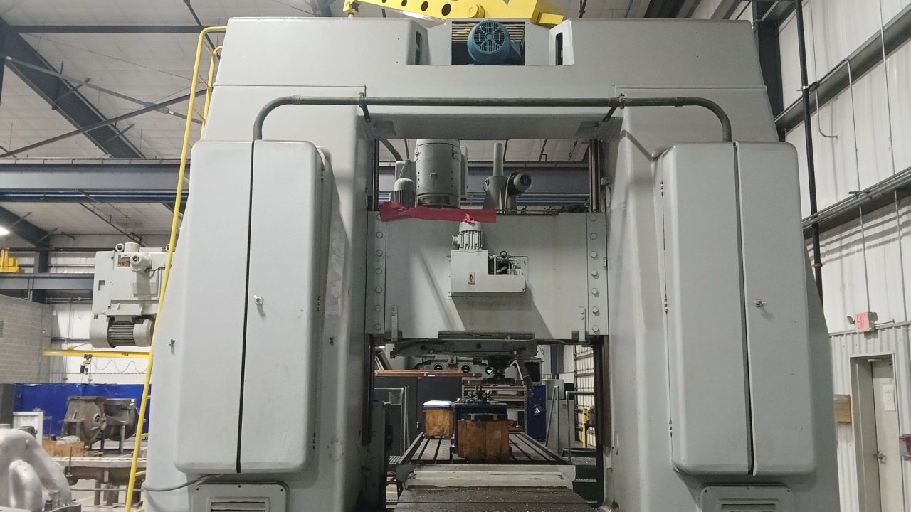 Kollman, 164" x 59" Table, MA 64 Planer Type Mill, 1962- Vertical and Horizontal Spindle. - Image 13