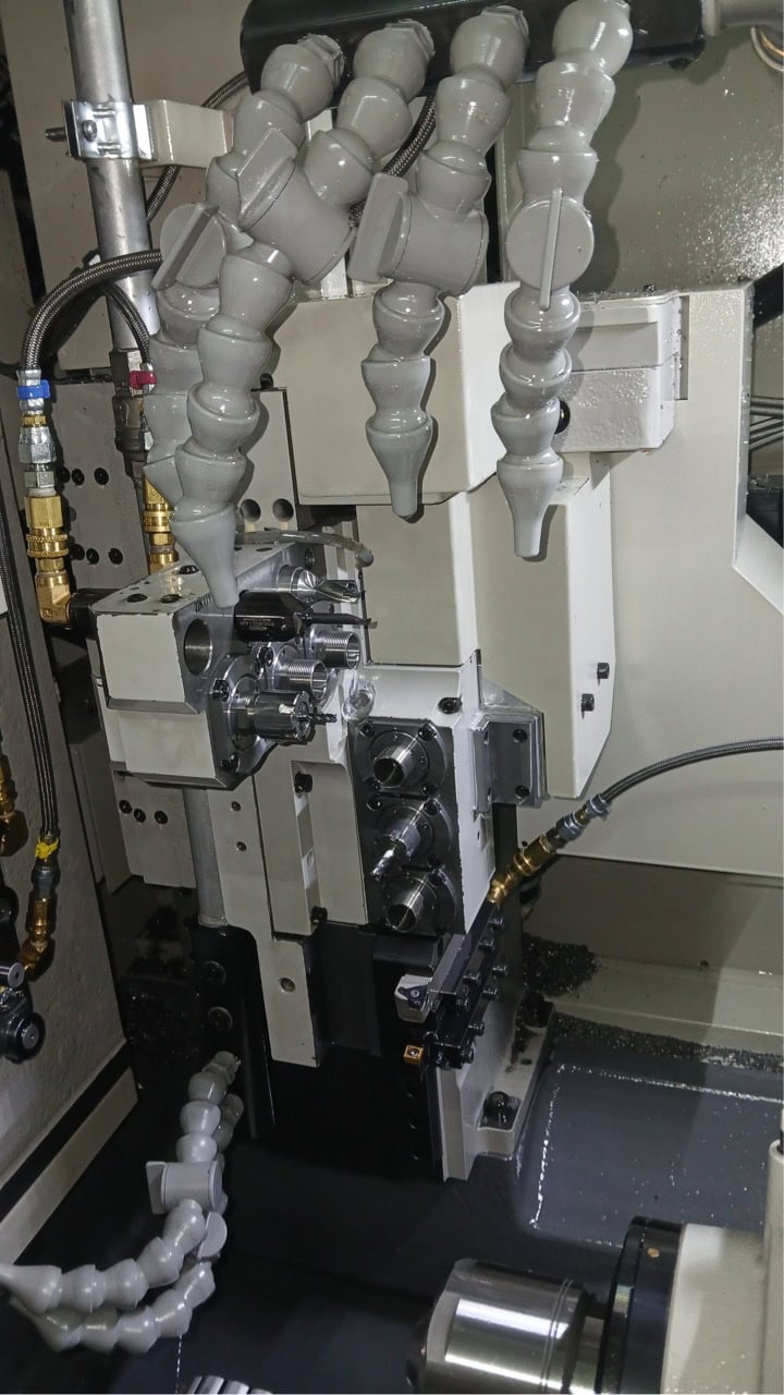 Nomura NN32YB3 CNC Swiss Lathe, 2022 - LNS Alpha 538 Bar Feeder, TRI-MIST 850 G2 Mist Collector, High Pressure Coolant, LOW HOURS - Image 13