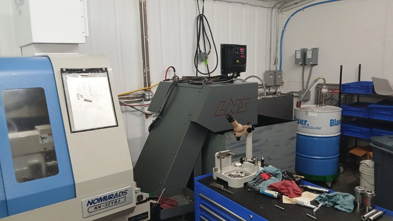Nomura NN32YB3 CNC Swiss Lathe, 2022 - LNS Alpha 538 Bar Feeder, TRI-MIST 850 G2 Mist Collector, High Pressure Coolant, LOW HOURS - Image 28