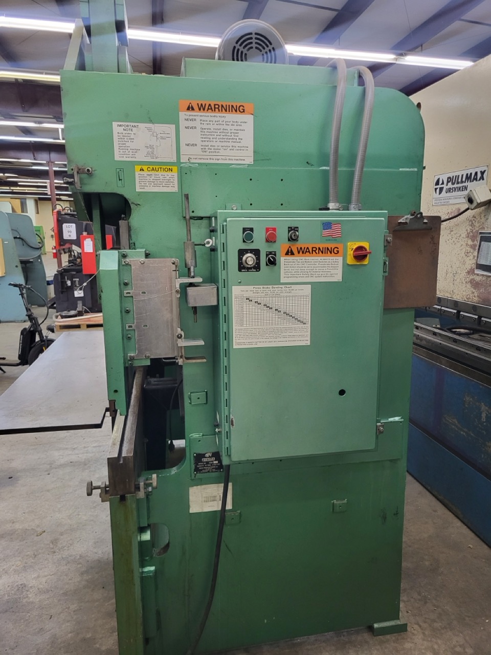 65 TON X 8FT Piranha 6508 Press Brake, 2000 - Image 3