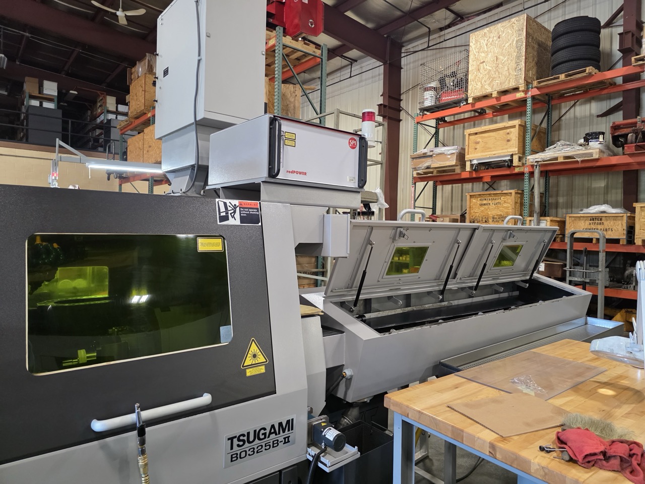 Tsugami B0325B-II CNC Swiss Lathe, 2019 - Fiber Laser Interface, Bar Feeder, Low Hours - Image 5