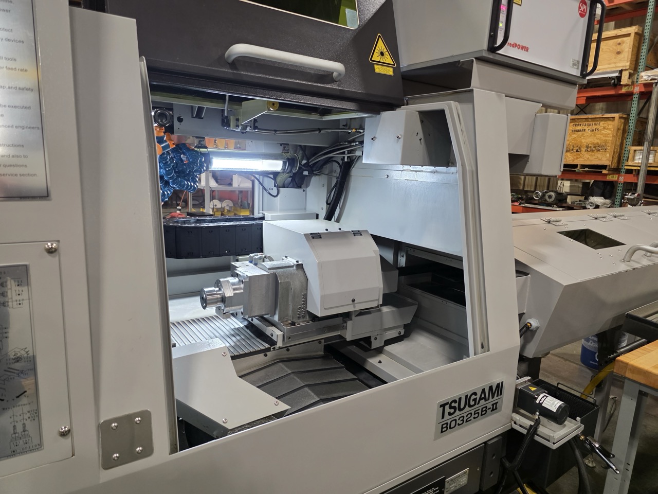 Tsugami B0325B-II CNC Swiss Lathe, 2019 - Fiber Laser Interface, Bar Feeder, Low Hours - Image 10