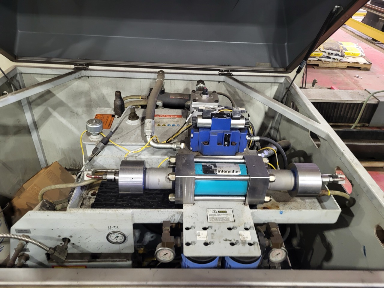 10' x 20' Flow M4C 3070C Dual Head Waterjet, 2015 - one 5 axis cutting head - Image 14