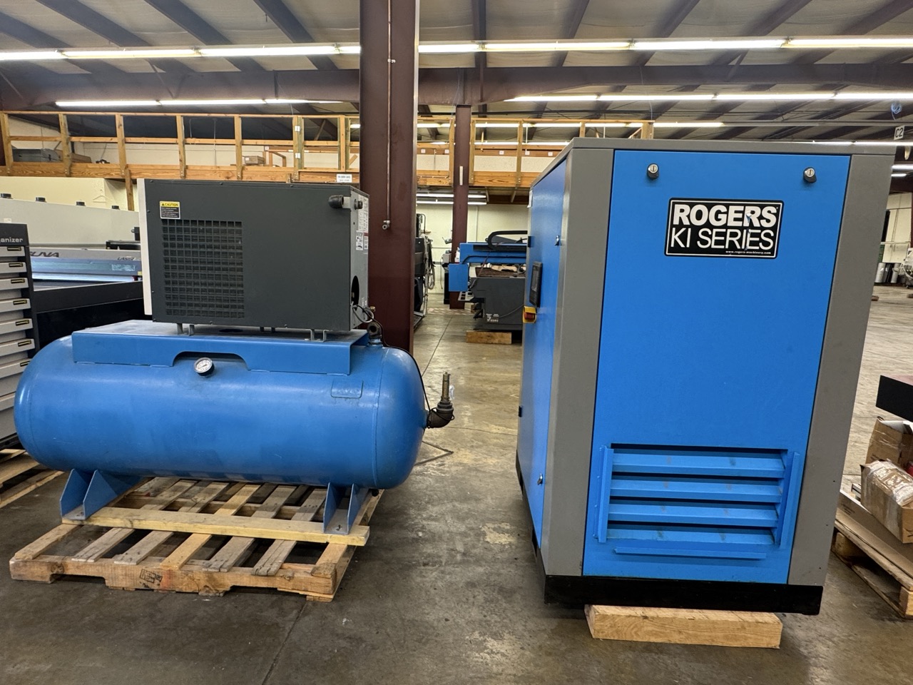 Kobelco KI-30-125 30 HP Rotary Screw Air Compressor, 2022 – 125 PSI, 108 CFM - Image 5