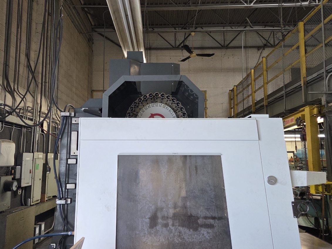 Haas VF-3YT VMC, 2022 - 4th-Axis Wired, Chip Auger, Probing, Cool Through Spindle - Image 7