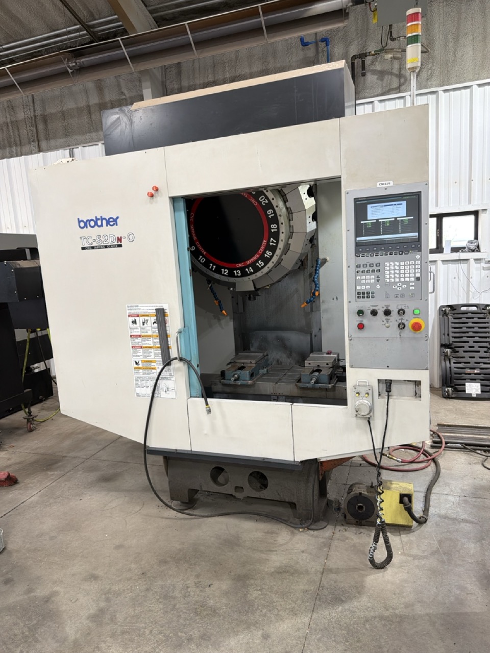 Brother TC-S2DN-O Drill/Tap VMC, 2013 - 4th Axis