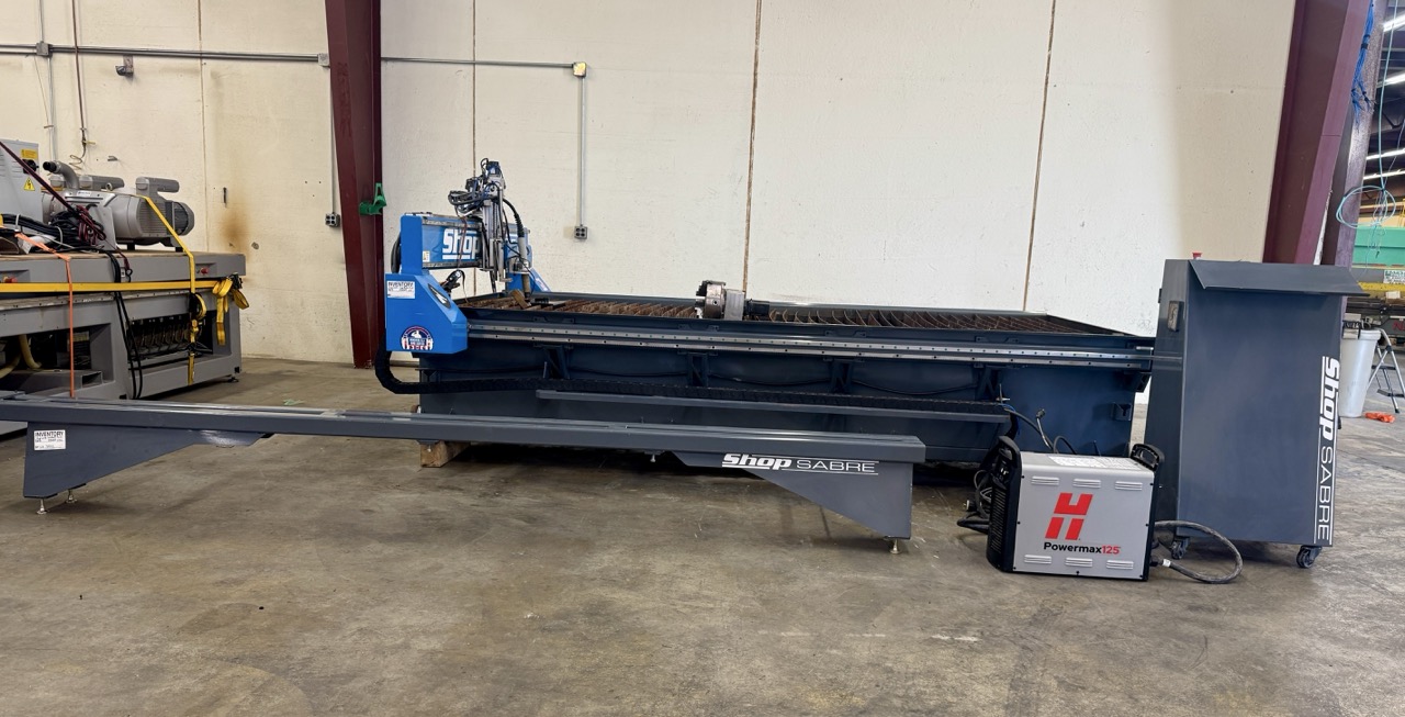 ShopSabre ShopMaster PRO 10 CNC Plasma Cutter, 2024 – 5' x 10' Table, Hypertherm Powermax125
