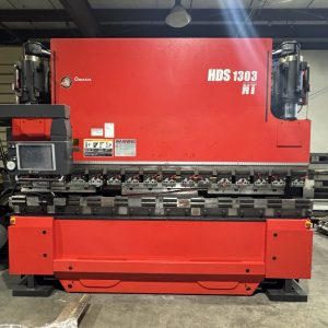 130 Ton 10' Amada HDS 1303NT Hydraulic Press Brake, 2011 - Tooling Included