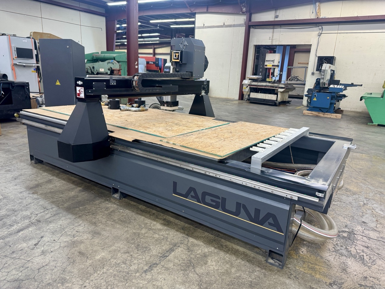 Laguna SmartShop II SS2-2-510 5x10 CNC Router, 2023 – 11HP HSD Spindle, 8-Tool ATC, Vacuum Table