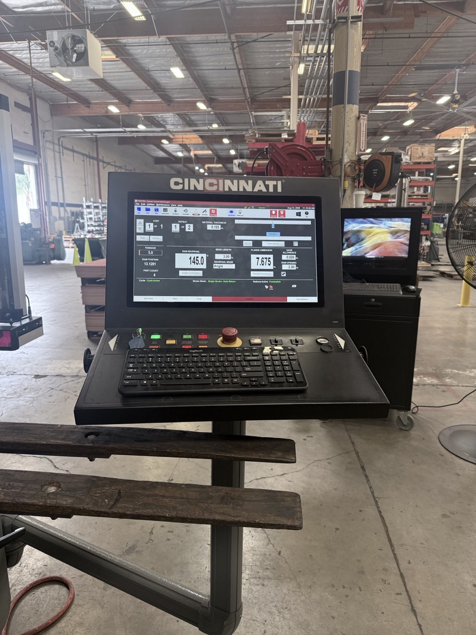 135 Ton x 12' Cincinnati 135PF+10 PROFORM+ CNC Press Brake, 2021 - Image 3