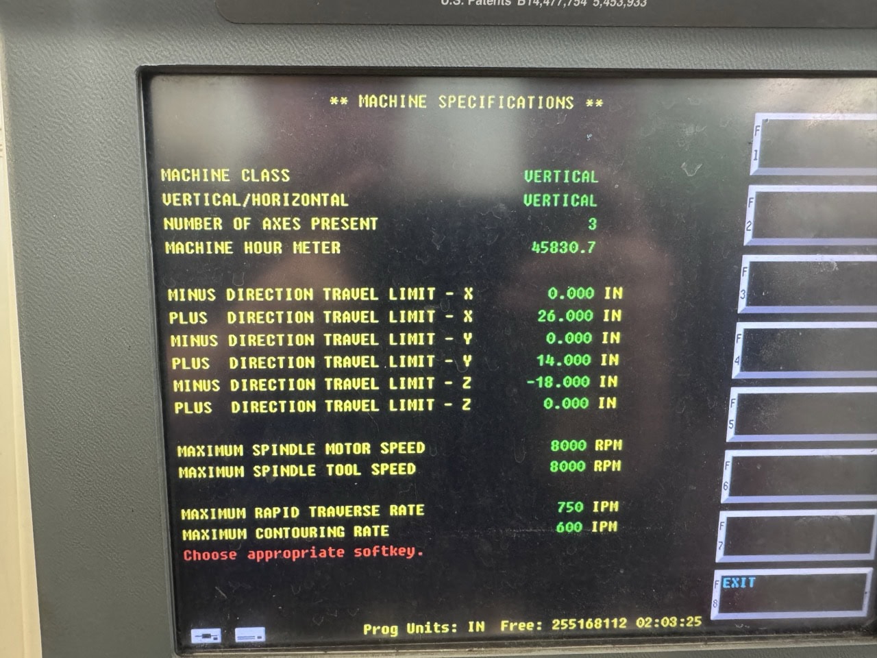 Hurco VM1 CNC Vertical Machining Center, 2003 - Image 13