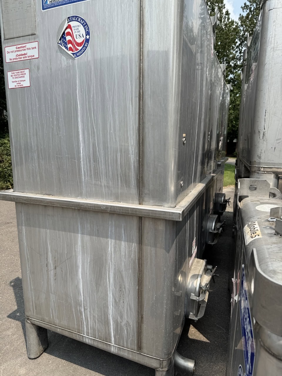 Custom Metalcraft TranStore 720 Gallon 304 Stainless Steel Jacketed Process Tank, 2014- 6 Total - Image 4