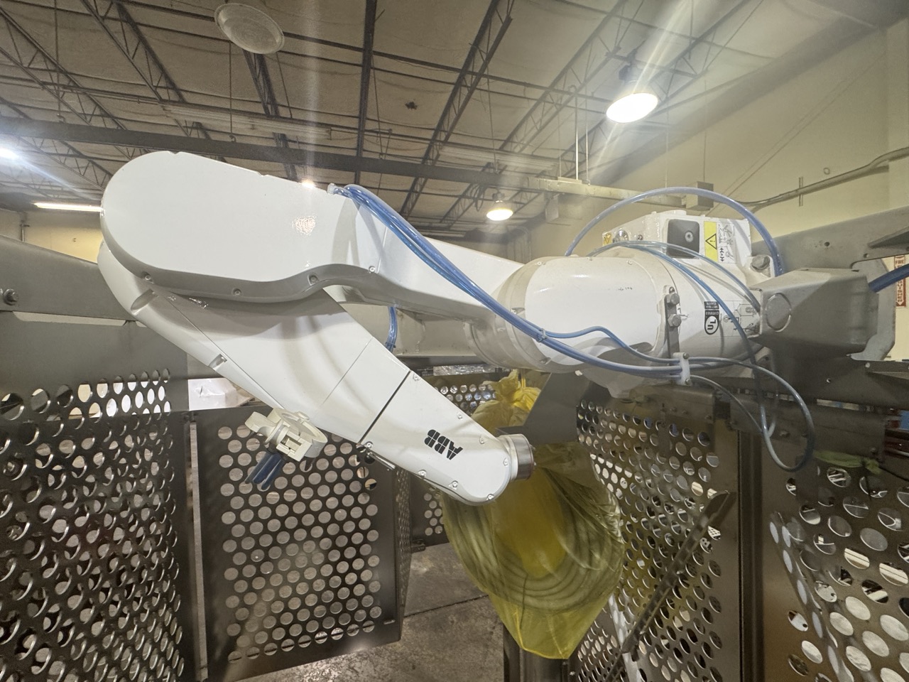 Tortilla Unstacking/Placing System w/ twin ABB IRB 1200 hygienic robots, 2022 - never used-sanitary wash down - Image 2