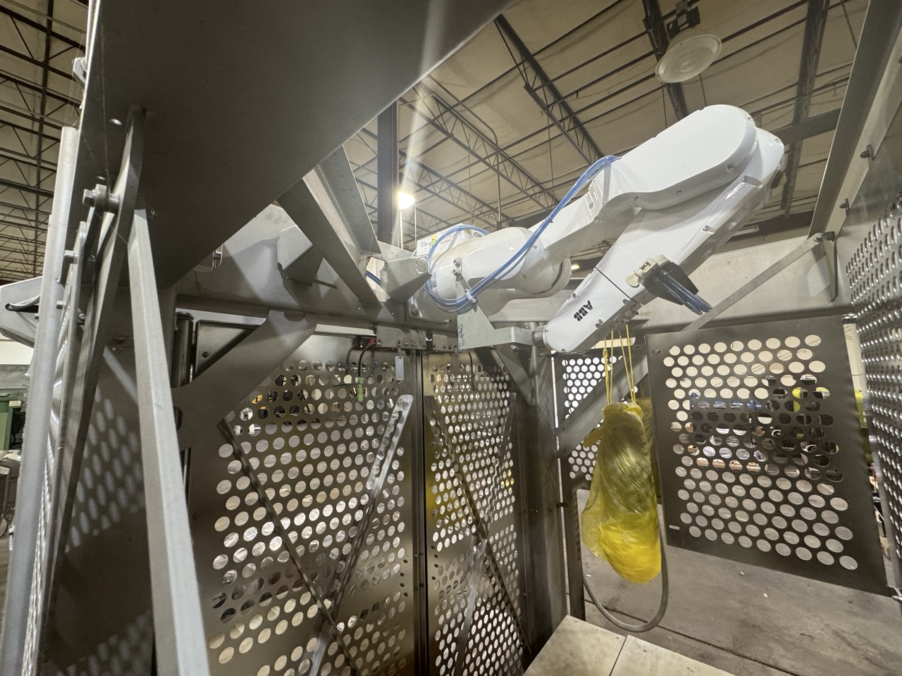 Tortilla Unstacking/Placing System w/ twin ABB IRB 1200 hygienic robots, 2022 - never used-sanitary wash down - Image 5