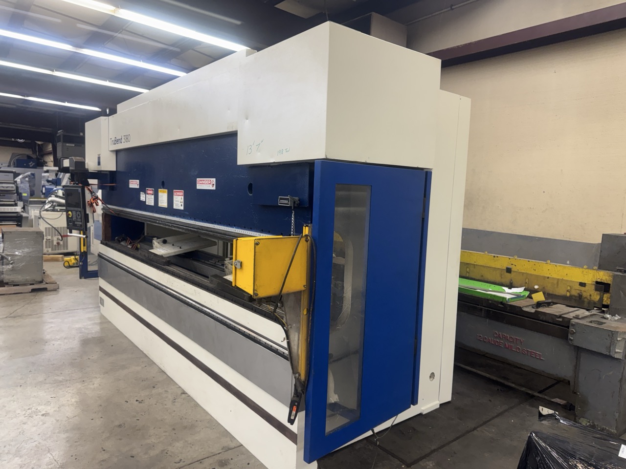 198 Ton x 13' Trumpf TruBend 3180 CNC Press Brake, 2008 - Image 2