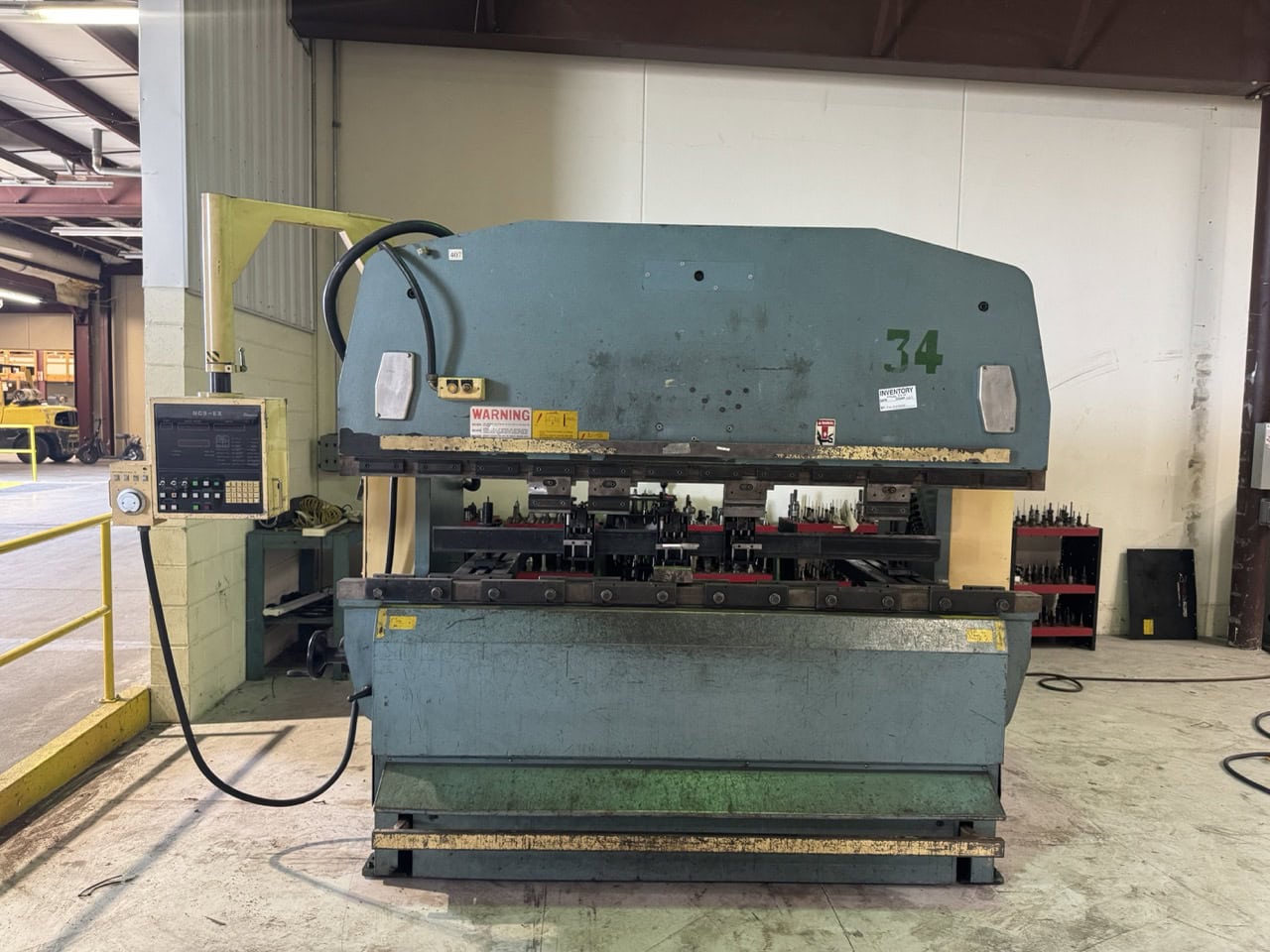 100 Ton x 8′ Amada RG-100S CNC Press Brake, 1987 – NC9-EX Control