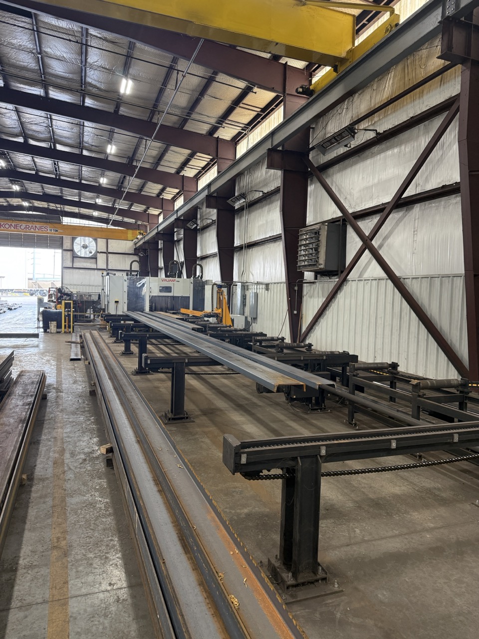 Ficep Valiant Steel Processing Line with 453 VLB Beam Drill & K100E Band Saw, 2021/2023 - Image 7