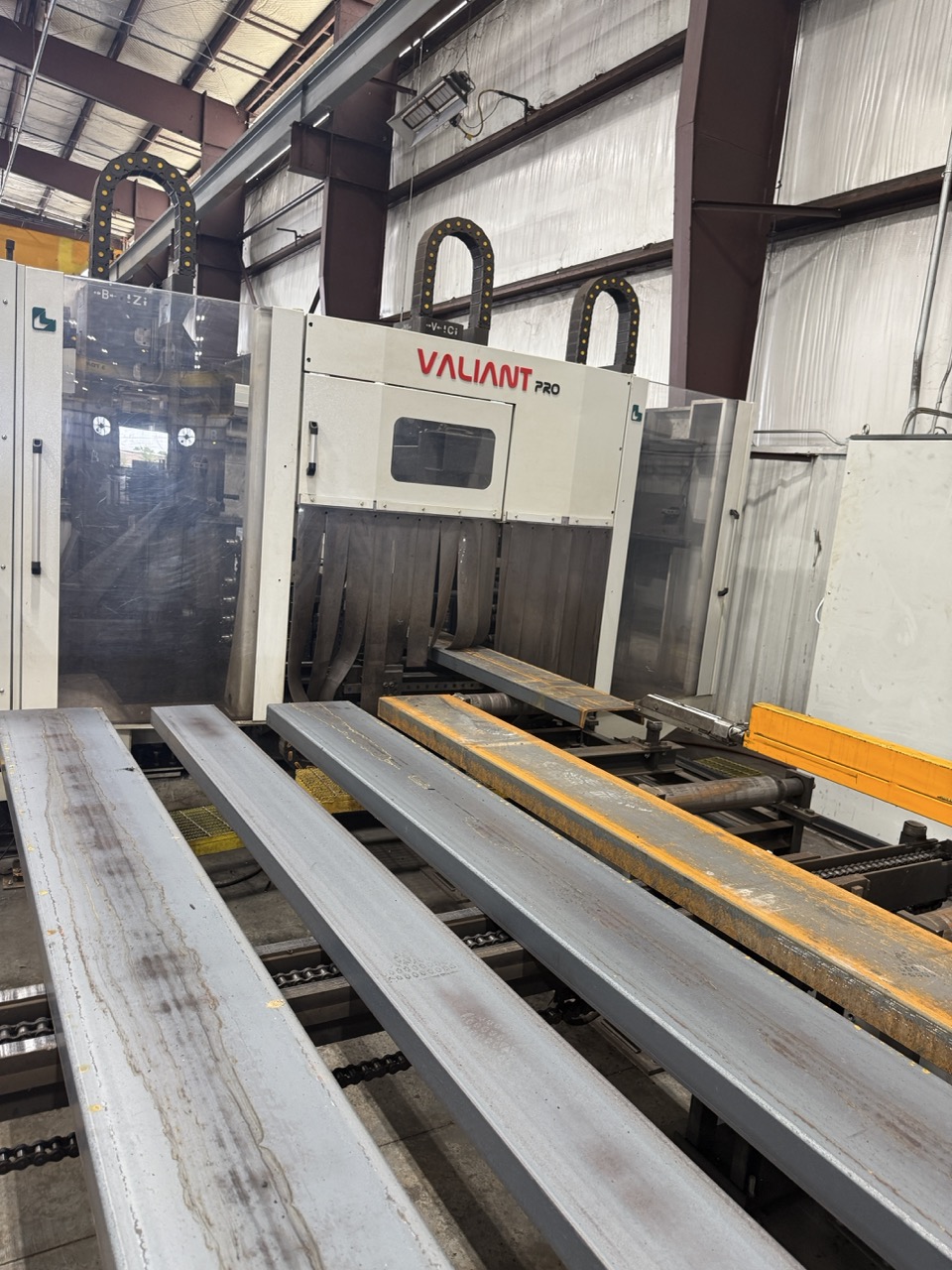 Ficep Valiant Steel Processing Line with 453 VLB Beam Drill & K100E Band Saw, 2021/2023 - Image 9